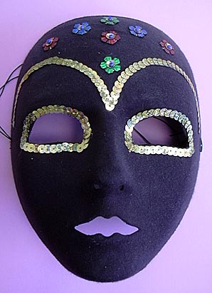 Pailletten-Maske "Marlene"