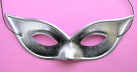 Maske "Arcobaleno silber"