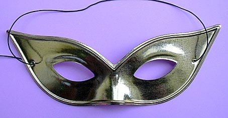 Maske "Arcobaleno gold"