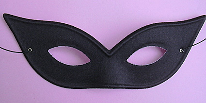 Maske "Libellula schwarz"