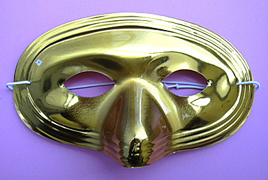 Metallic-Maske gold