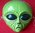 Giftgrüne Maske "Alien"