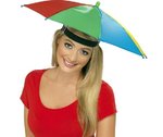 Farbenfroher Schirm-Hut
