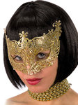 Goldene Filigran-Maske
