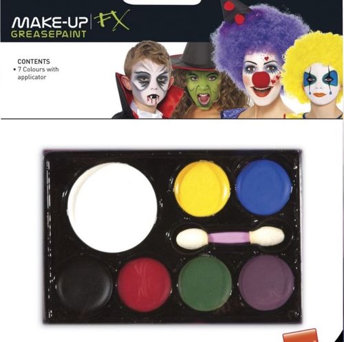 Kleine Make-Up Palette mit 7 Farben